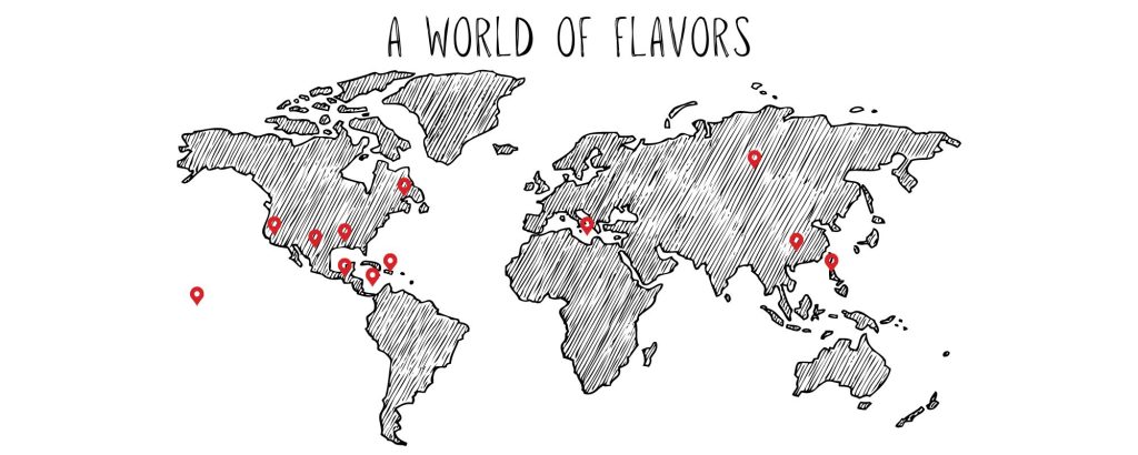 A world of flavors